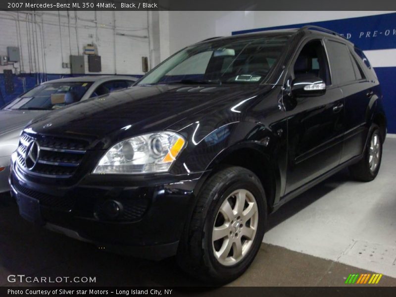 Black / Black 2007 Mercedes-Benz ML 350 4Matic
