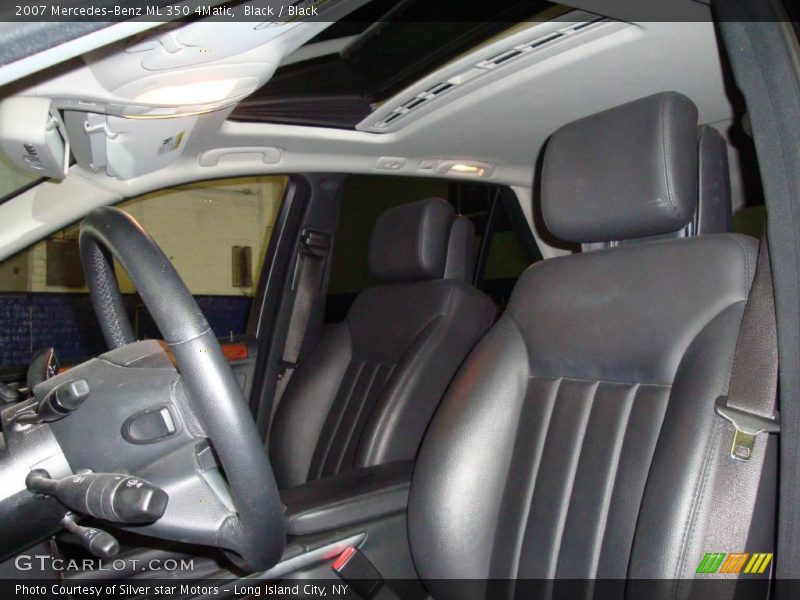 Black / Black 2007 Mercedes-Benz ML 350 4Matic