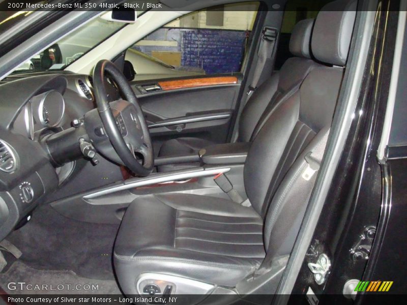 Black / Black 2007 Mercedes-Benz ML 350 4Matic