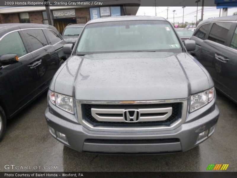 Sterling Gray Metallic / Gray 2009 Honda Ridgeline RTL