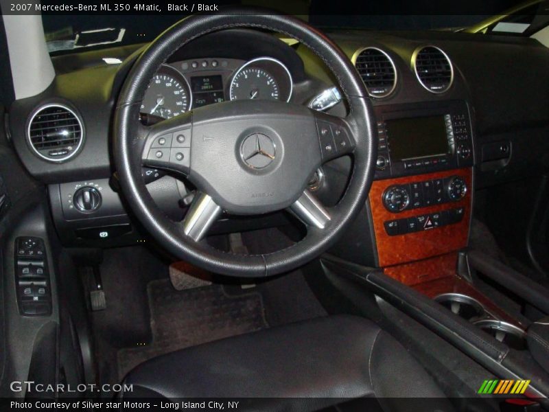 Black / Black 2007 Mercedes-Benz ML 350 4Matic
