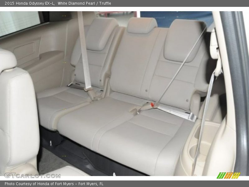 White Diamond Pearl / Truffle 2015 Honda Odyssey EX-L