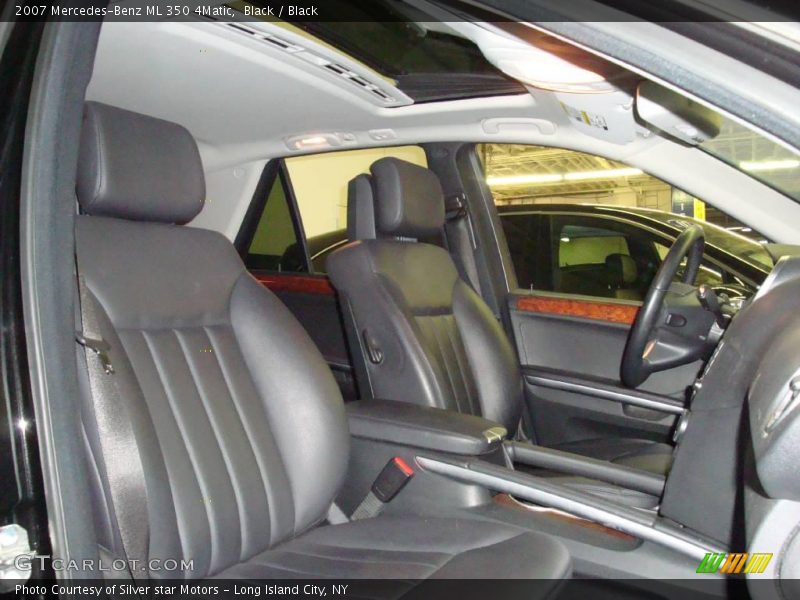 Black / Black 2007 Mercedes-Benz ML 350 4Matic