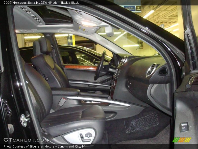 Black / Black 2007 Mercedes-Benz ML 350 4Matic