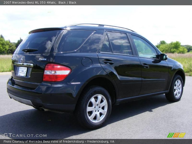 Black / Black 2007 Mercedes-Benz ML 350 4Matic