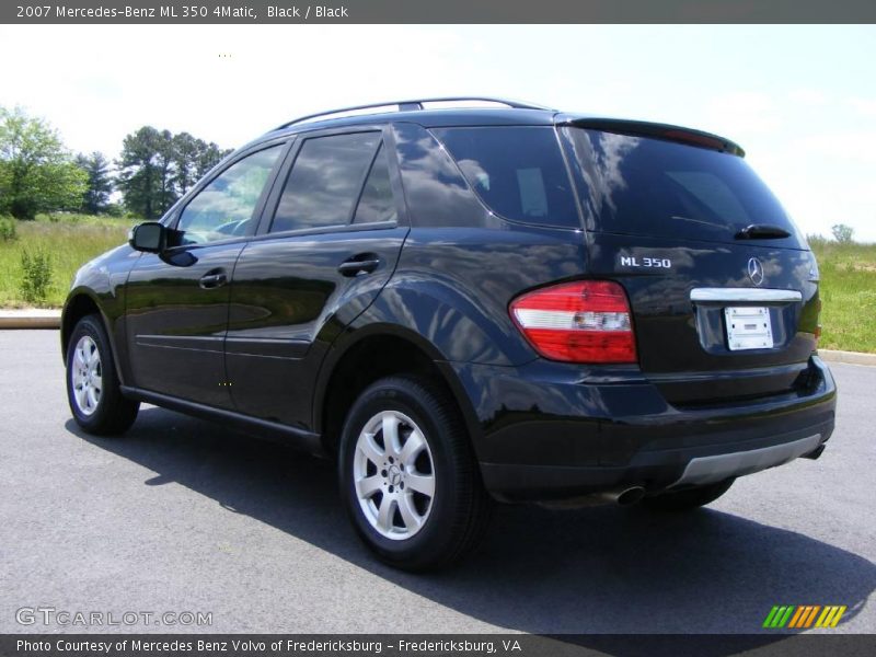 Black / Black 2007 Mercedes-Benz ML 350 4Matic