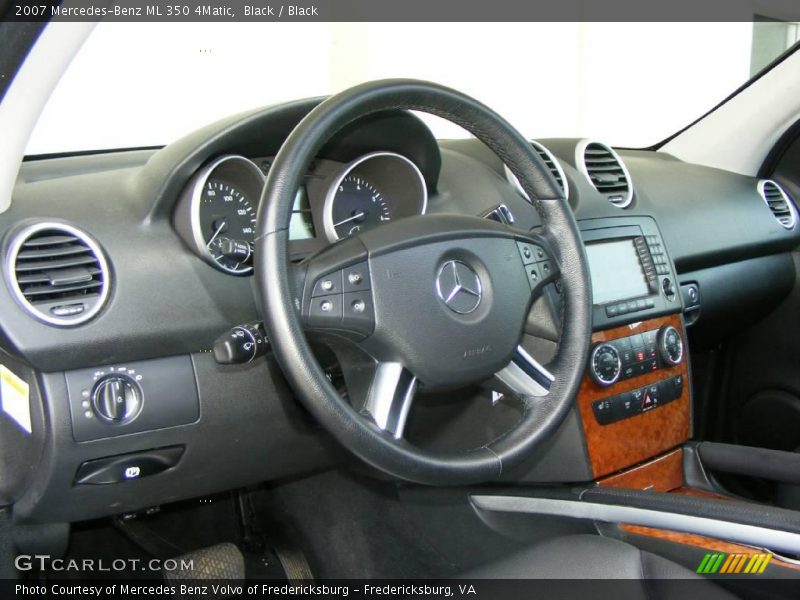 Black / Black 2007 Mercedes-Benz ML 350 4Matic