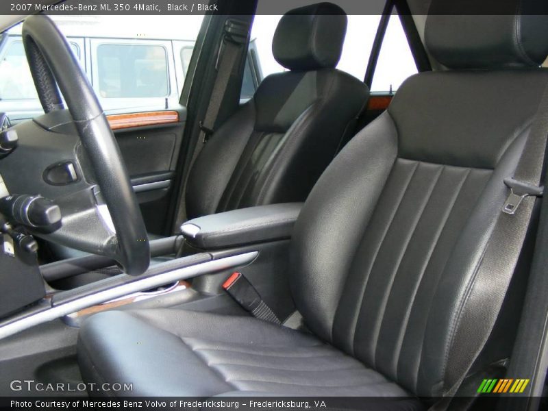 Black / Black 2007 Mercedes-Benz ML 350 4Matic