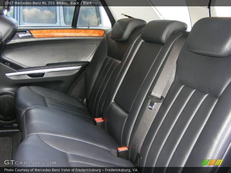 Black / Black 2007 Mercedes-Benz ML 350 4Matic