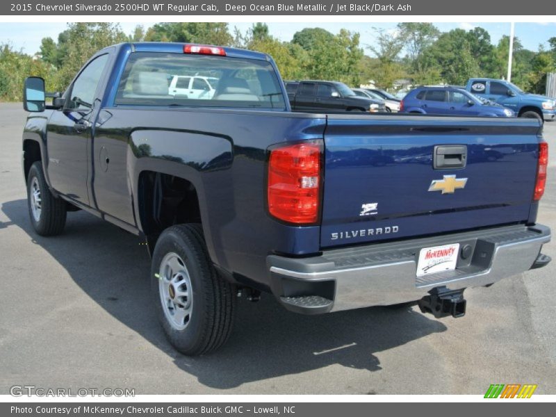 Deep Ocean Blue Metallic / Jet Black/Dark Ash 2015 Chevrolet Silverado 2500HD WT Regular Cab