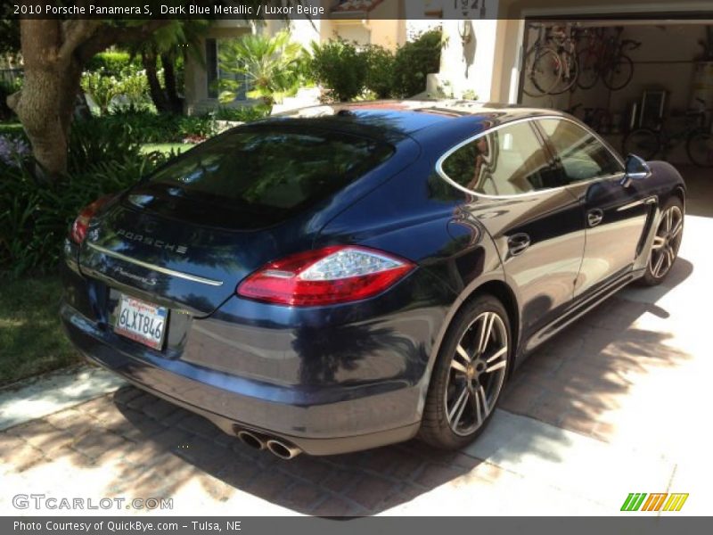 Dark Blue Metallic / Luxor Beige 2010 Porsche Panamera S