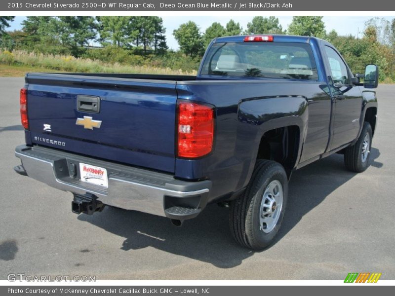 Deep Ocean Blue Metallic / Jet Black/Dark Ash 2015 Chevrolet Silverado 2500HD WT Regular Cab