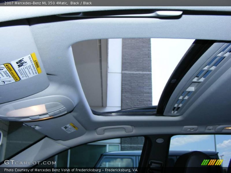 Black / Black 2007 Mercedes-Benz ML 350 4Matic