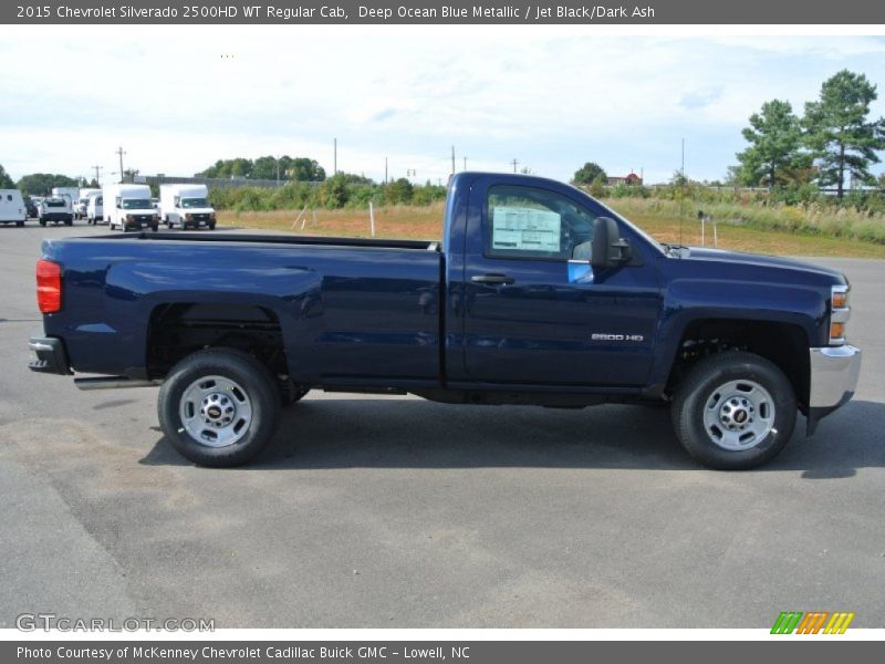 Deep Ocean Blue Metallic / Jet Black/Dark Ash 2015 Chevrolet Silverado 2500HD WT Regular Cab
