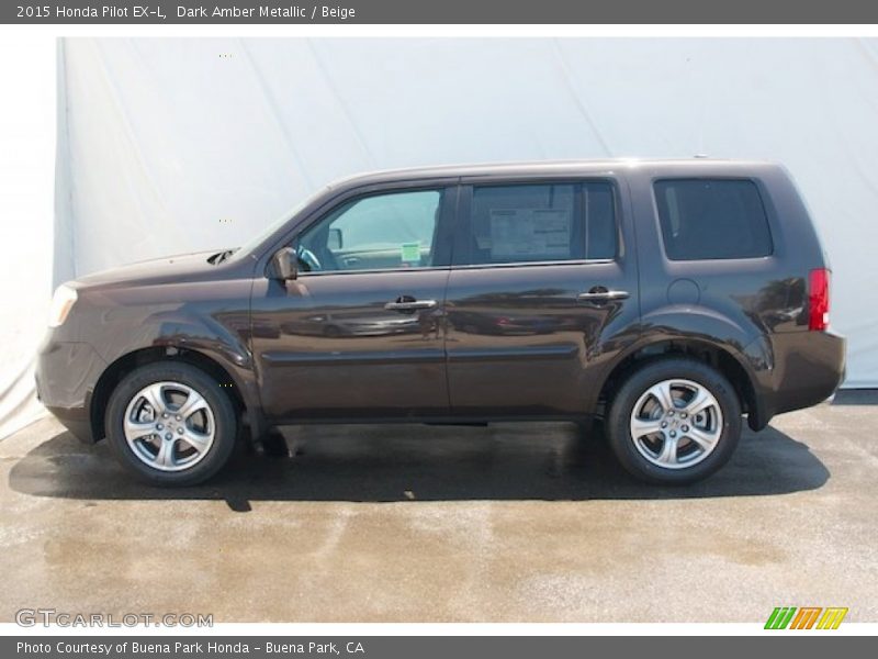  2015 Pilot EX-L Dark Amber Metallic