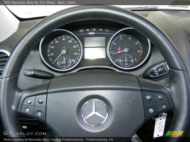 Black / Black 2007 Mercedes-Benz ML 350 4Matic