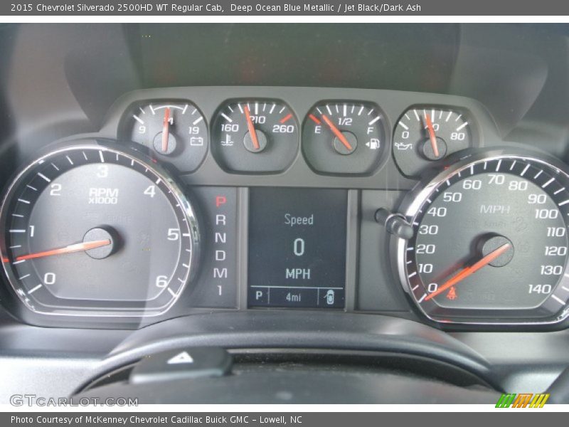 Deep Ocean Blue Metallic / Jet Black/Dark Ash 2015 Chevrolet Silverado 2500HD WT Regular Cab