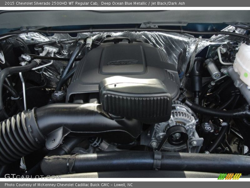 Deep Ocean Blue Metallic / Jet Black/Dark Ash 2015 Chevrolet Silverado 2500HD WT Regular Cab