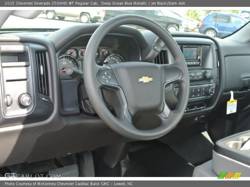 Deep Ocean Blue Metallic / Jet Black/Dark Ash 2015 Chevrolet Silverado 2500HD WT Regular Cab