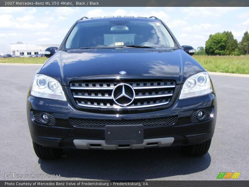 Black / Black 2007 Mercedes-Benz ML 350 4Matic