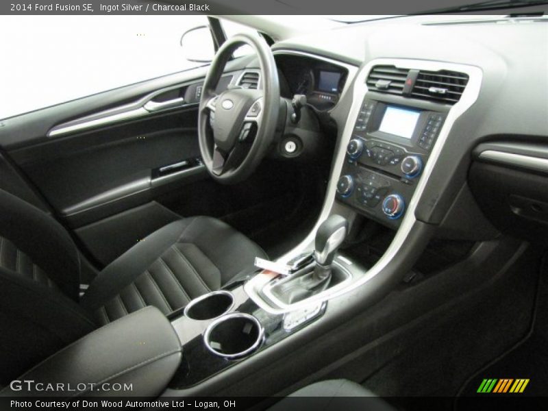 Ingot Silver / Charcoal Black 2014 Ford Fusion SE