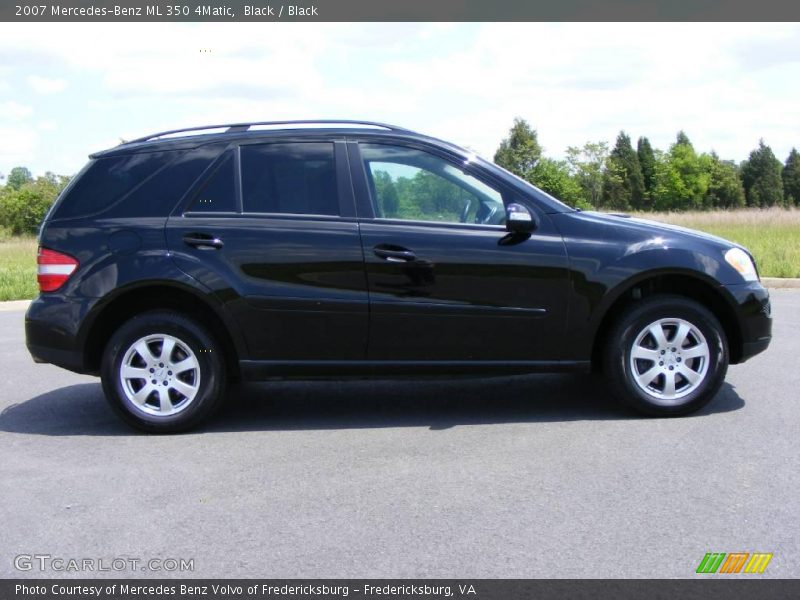 Black / Black 2007 Mercedes-Benz ML 350 4Matic