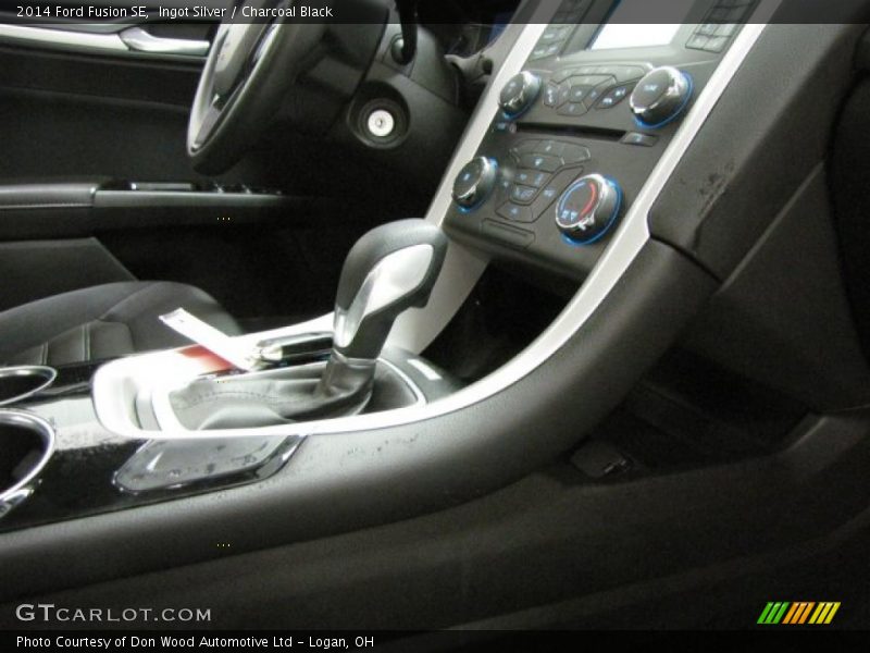 Ingot Silver / Charcoal Black 2014 Ford Fusion SE