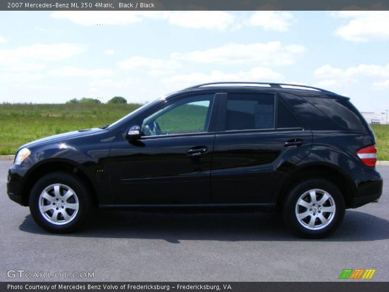 Black / Black 2007 Mercedes-Benz ML 350 4Matic