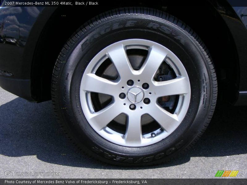 Black / Black 2007 Mercedes-Benz ML 350 4Matic