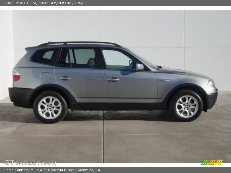 Silver Gray Metallic / Grey 2005 BMW X3 2.5i