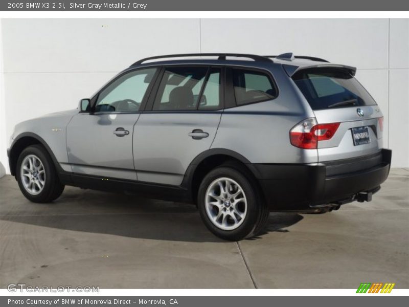 Silver Gray Metallic / Grey 2005 BMW X3 2.5i