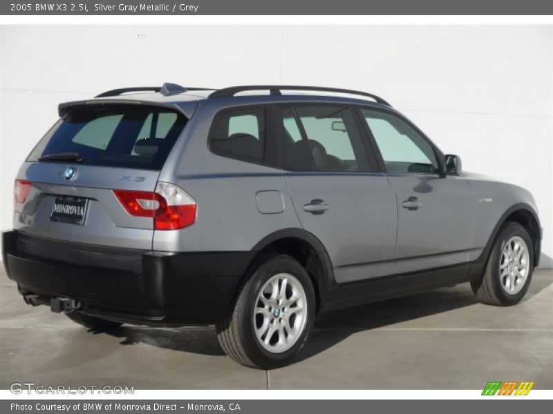 Silver Gray Metallic / Grey 2005 BMW X3 2.5i