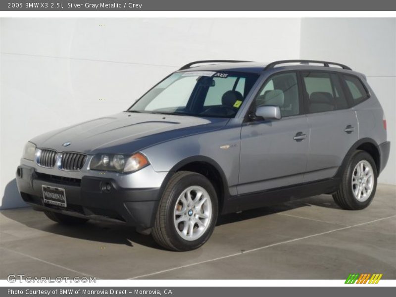 Silver Gray Metallic / Grey 2005 BMW X3 2.5i