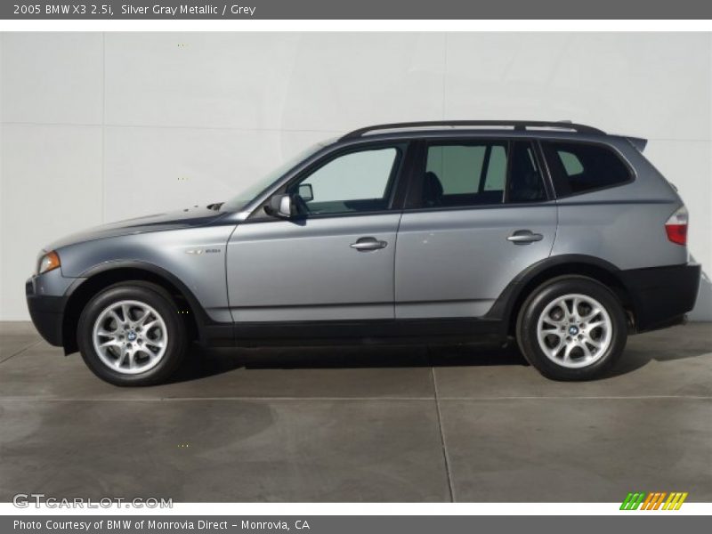 Silver Gray Metallic / Grey 2005 BMW X3 2.5i