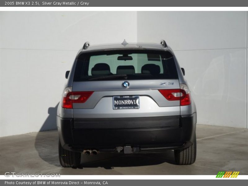 Silver Gray Metallic / Grey 2005 BMW X3 2.5i