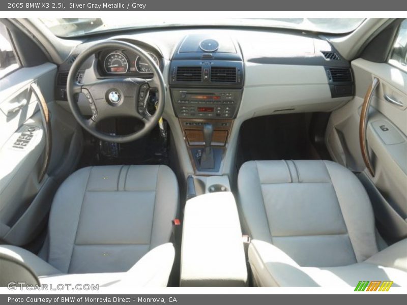 Silver Gray Metallic / Grey 2005 BMW X3 2.5i