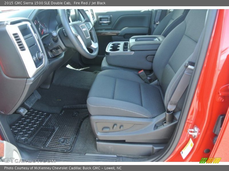 Fire Red / Jet Black 2015 GMC Sierra 1500 SLE Double Cab