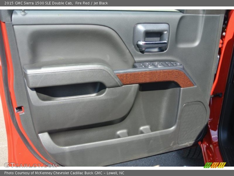 Fire Red / Jet Black 2015 GMC Sierra 1500 SLE Double Cab