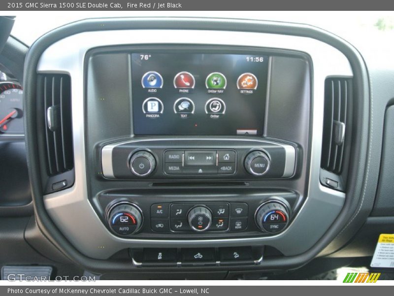 Fire Red / Jet Black 2015 GMC Sierra 1500 SLE Double Cab