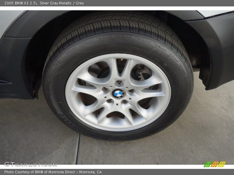 Silver Gray Metallic / Grey 2005 BMW X3 2.5i