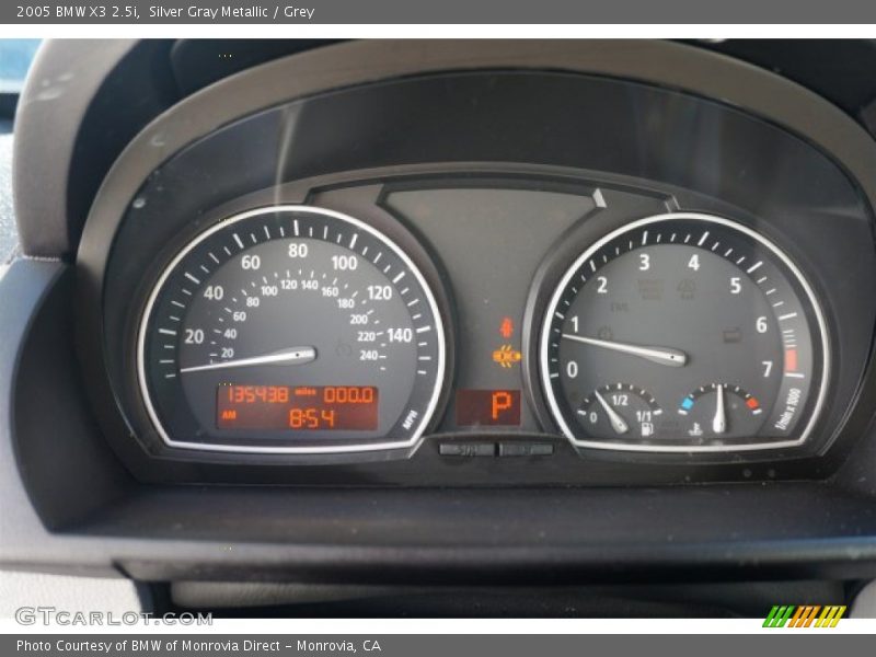 Silver Gray Metallic / Grey 2005 BMW X3 2.5i