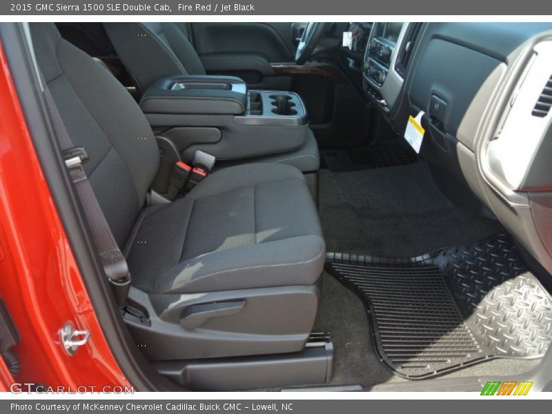 Fire Red / Jet Black 2015 GMC Sierra 1500 SLE Double Cab