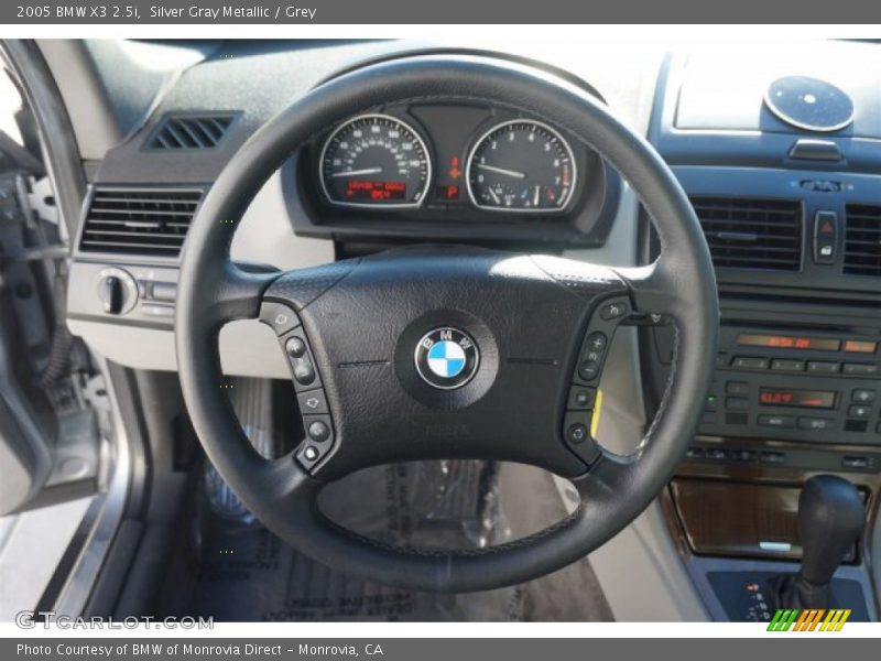 Silver Gray Metallic / Grey 2005 BMW X3 2.5i