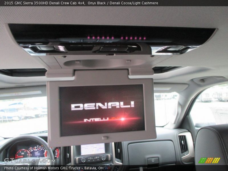 Onyx Black / Denali Cocoa/Light Cashmere 2015 GMC Sierra 3500HD Denali Crew Cab 4x4
