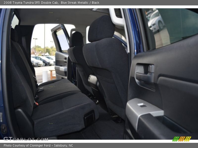 Blue Streak Metallic / Black 2008 Toyota Tundra SR5 Double Cab