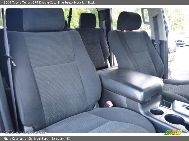 Blue Streak Metallic / Black 2008 Toyota Tundra SR5 Double Cab