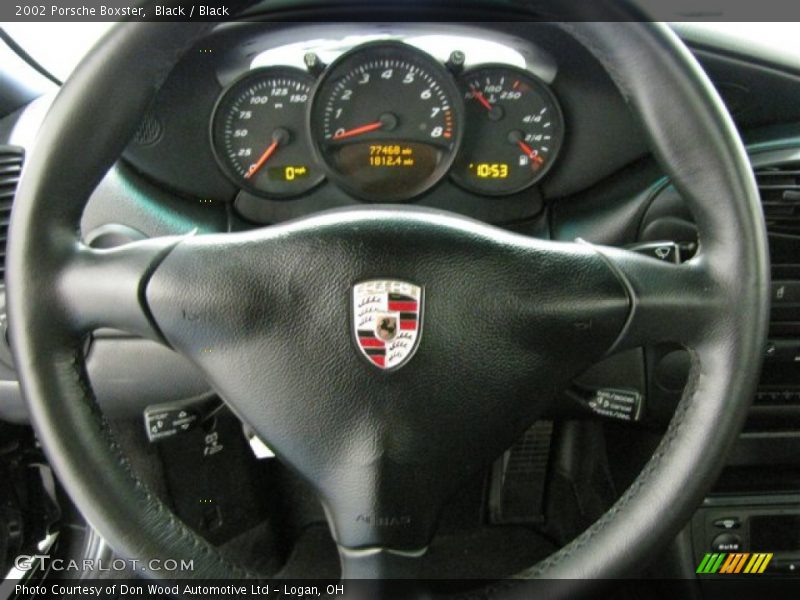 Black / Black 2002 Porsche Boxster