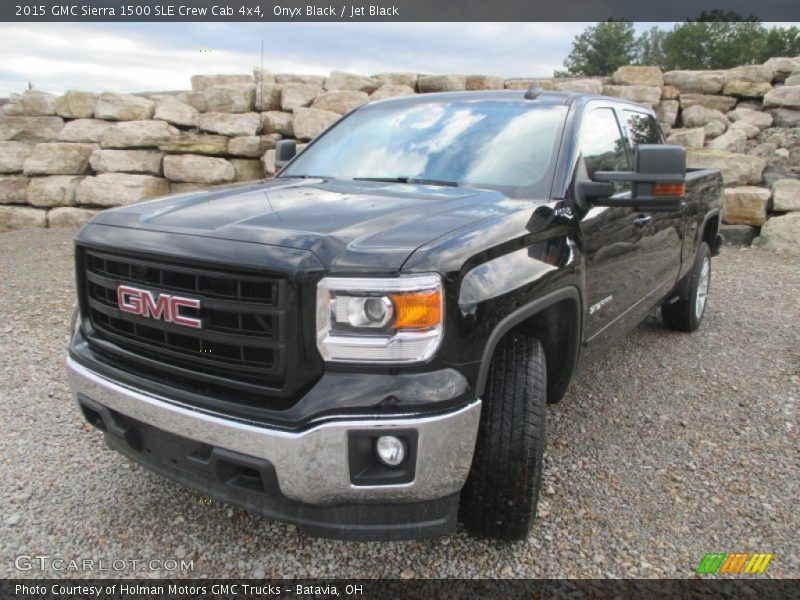 Onyx Black / Jet Black 2015 GMC Sierra 1500 SLE Crew Cab 4x4