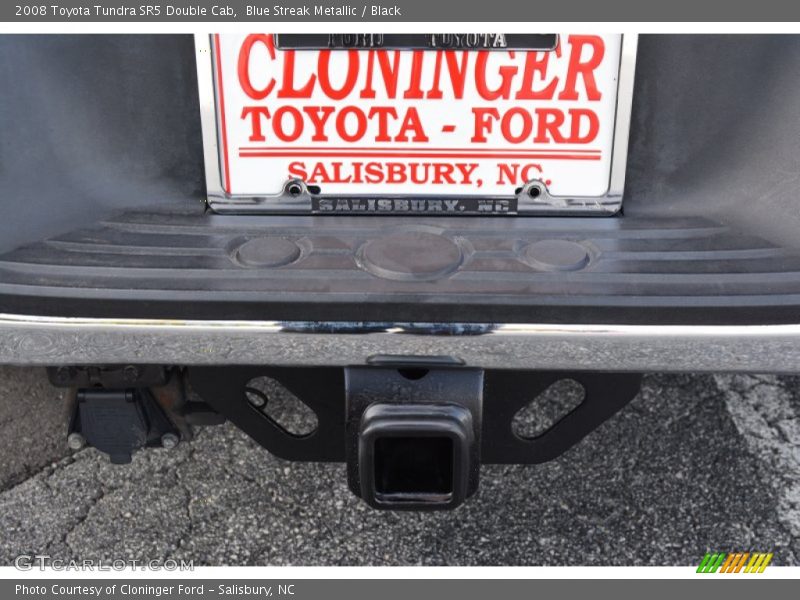 Blue Streak Metallic / Black 2008 Toyota Tundra SR5 Double Cab