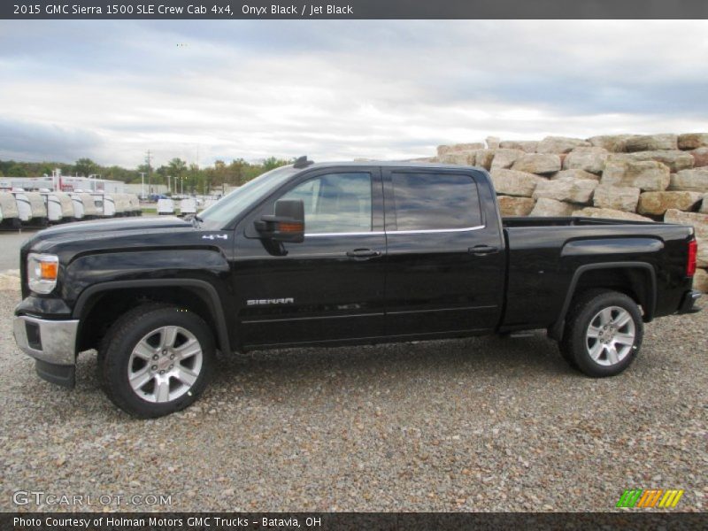 Onyx Black / Jet Black 2015 GMC Sierra 1500 SLE Crew Cab 4x4